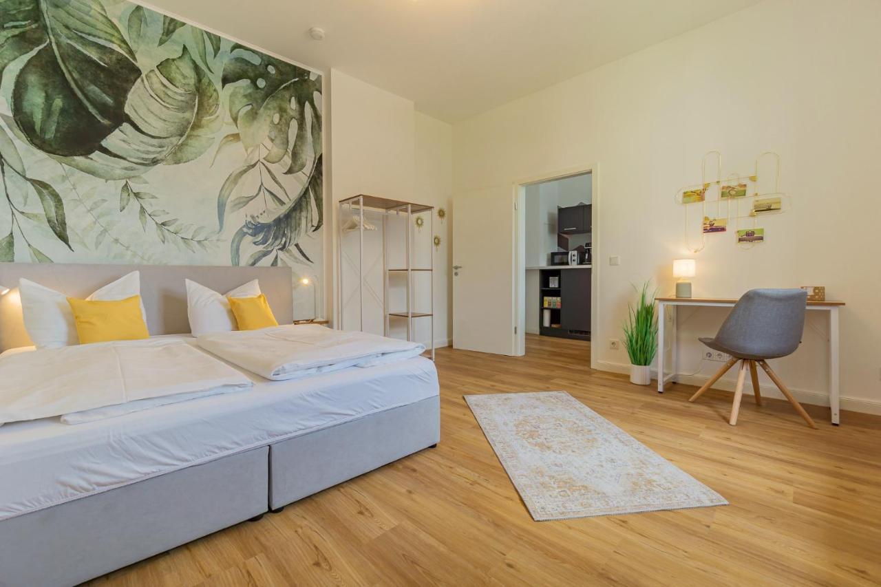 Modernes Apartment - Zentral, Ruhig, Wlan, Netflix, Kueche, Schreibtisch, Parkplatz, Waschtrockner Котбус Экстерьер фото